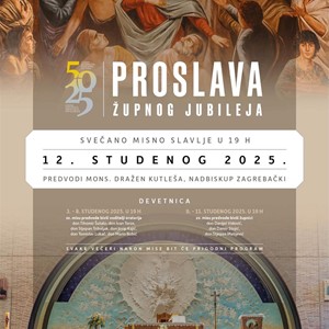 Proslava 50. obljetnice osnutka Župe Duha Svetoga, Zagreb-Jarun